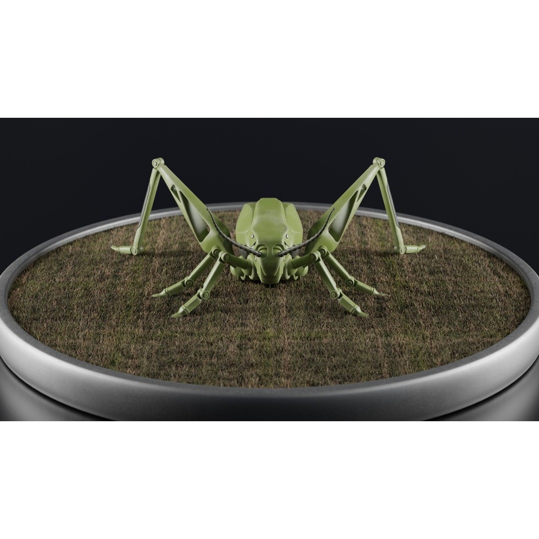 Grasshopper 3D Model – Low Poly Explosive Device with PBR Textures