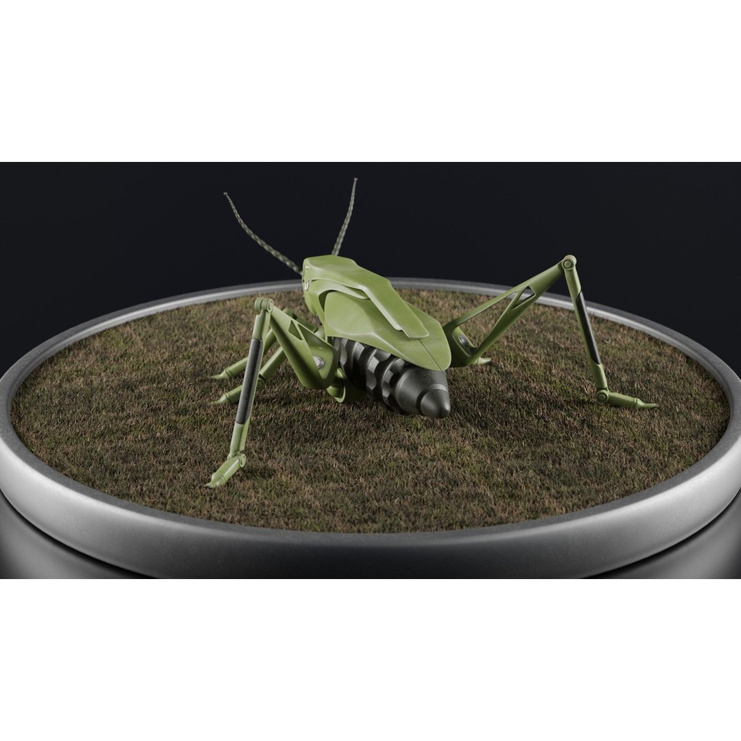 Grasshopper 3D Model – Low Poly Explosive Device with PBR Textures - View 13