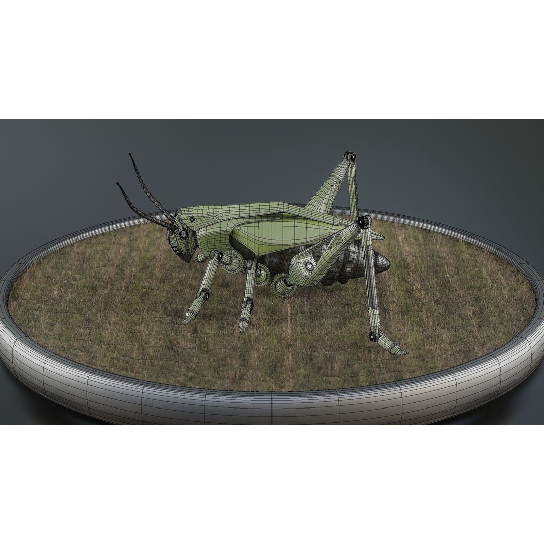 Grasshopper 3D Model – Low Poly Explosive Device with PBR Textures - View 18