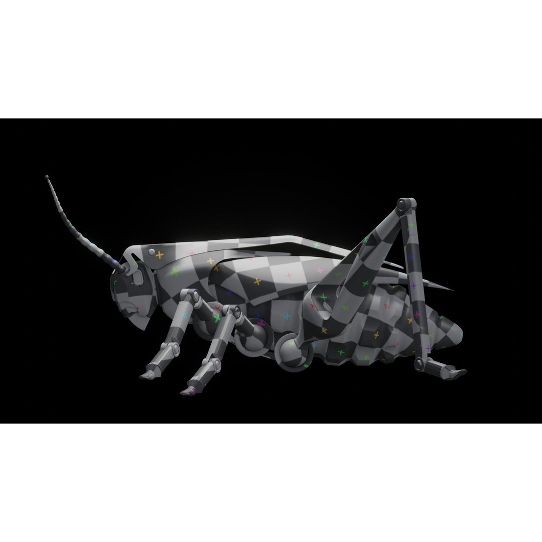 Grasshopper 3D Model – Low Poly Explosive Device with PBR Textures - View 22