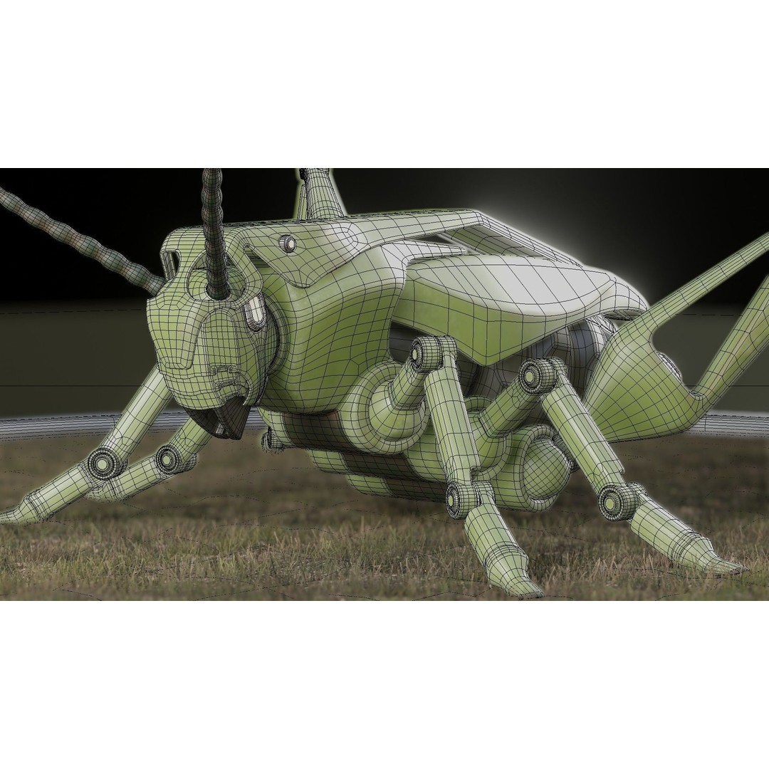 Grasshopper 3D Model – Low Poly Explosive Device with PBR Textures - View 6