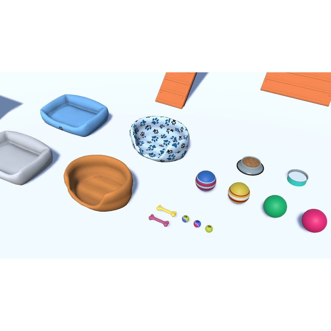 Cartoon Shiba Inu 3D Model – Low Poly Rigged Asset, FBX, Blender
