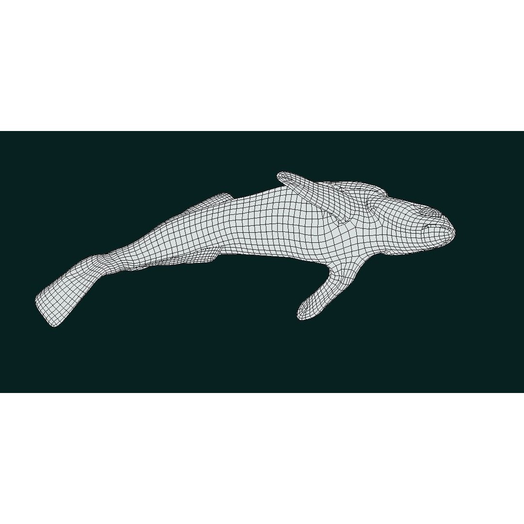 Roanoke Logperch Fish 3D Model – Low Poly Game Asset, FBX, PBR - View 10