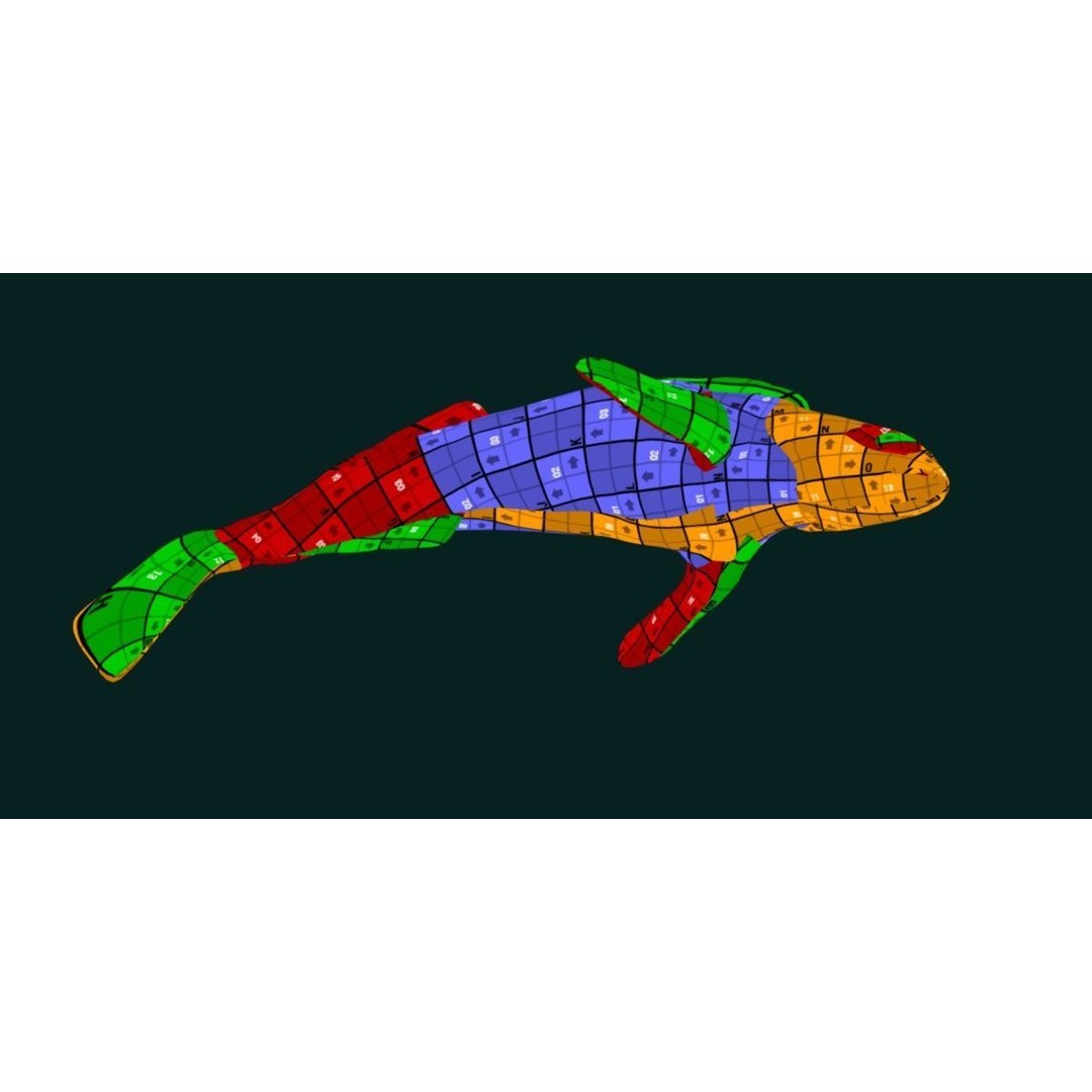 Roanoke Logperch Fish 3D Model – Low Poly Game Asset, FBX, PBR - View 12