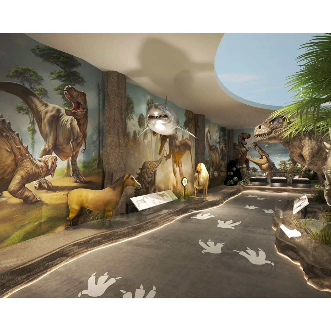 Spinosaurus Dinosaur Fossil 3D Model – Low Poly Game Asset, FBX, OBJ - View 5