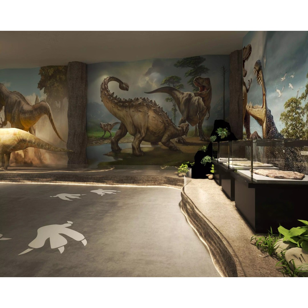 Spinosaurus Dinosaur Fossil 3D Model – Low Poly Game Asset, FBX, OBJ - View 6