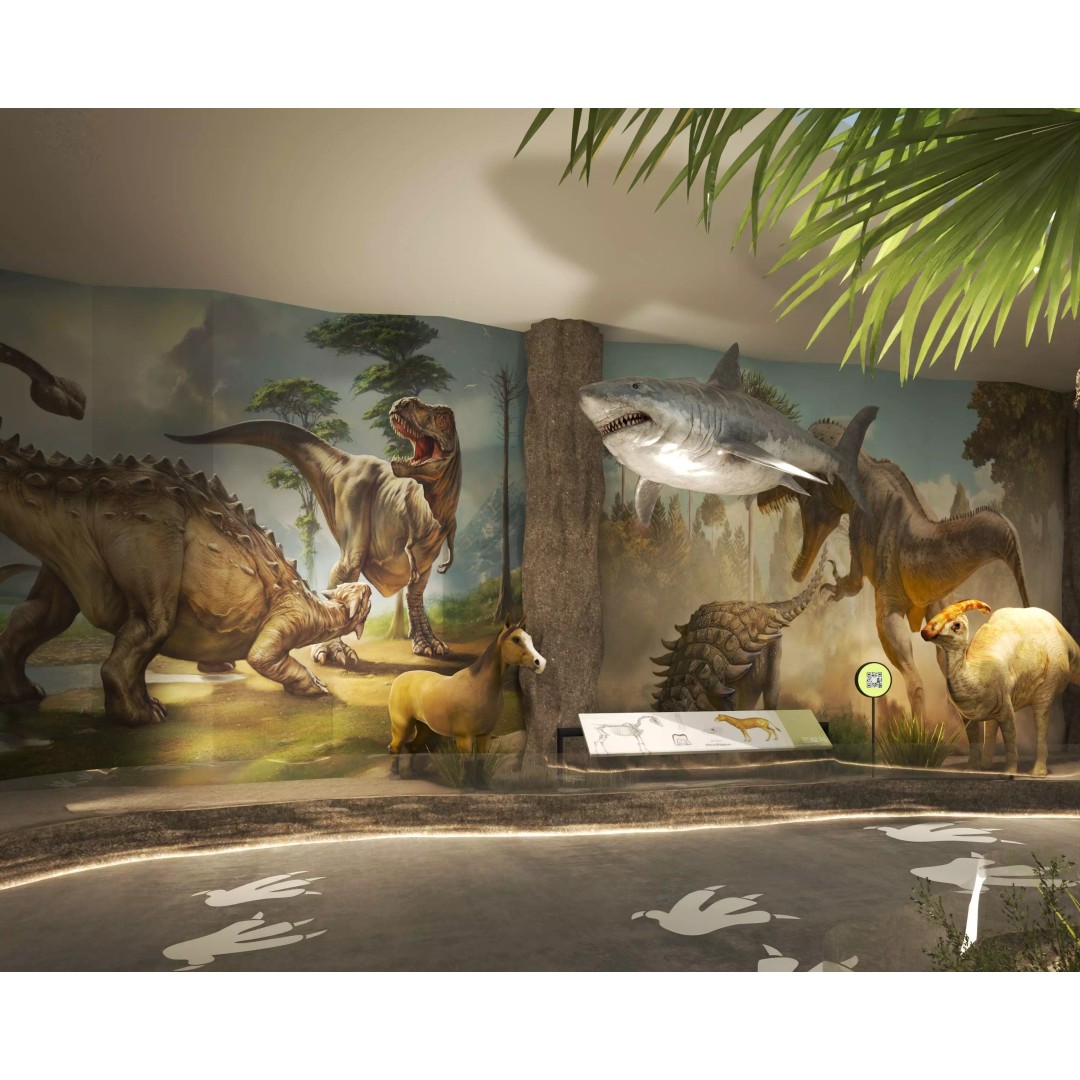 Spinosaurus Dinosaur Fossil 3D Model – Low Poly Game Asset, FBX, OBJ - View 9