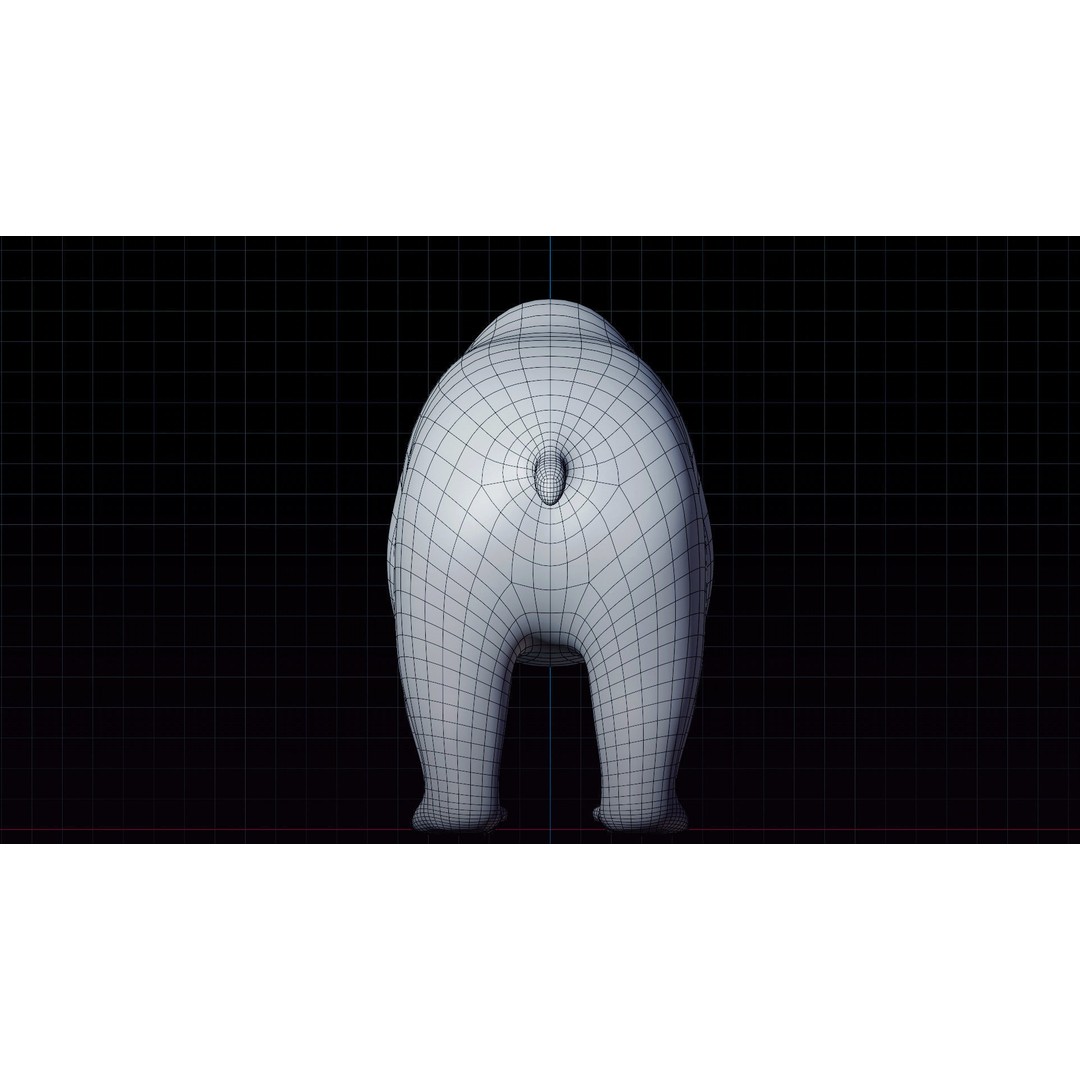 Polar Bear and Grizzly Bear 3D Model – Rigged Low Poly AR-Ready Asset, FBX - View 15