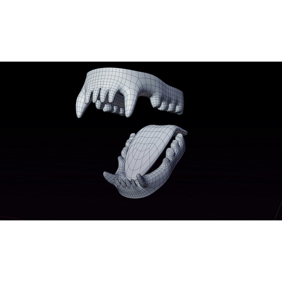 Polar Bear and Grizzly Bear 3D Model – Rigged Low Poly AR-Ready Asset, FBX - View 20