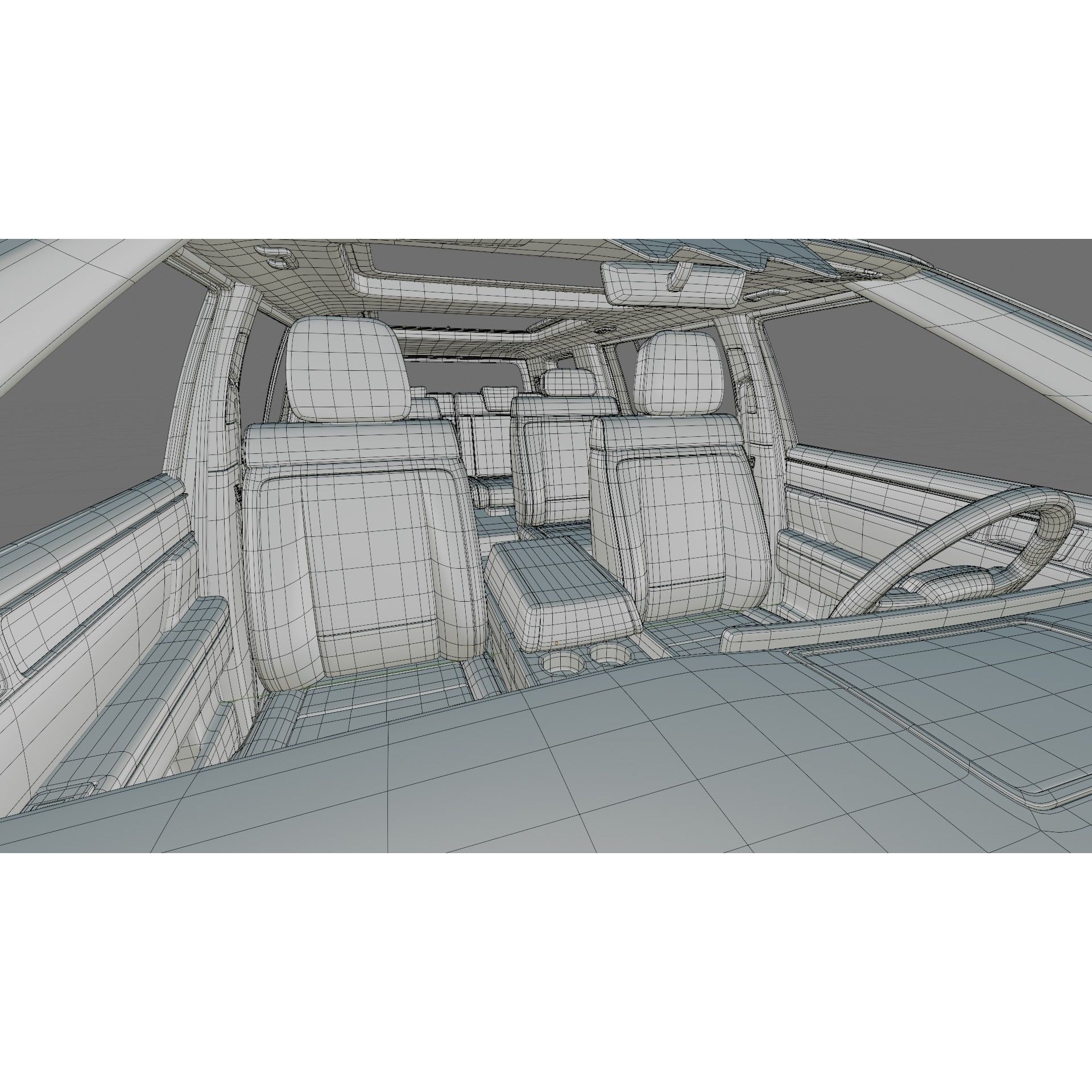 Hyundai Santa Fe 2024 - Detailed 3D Model