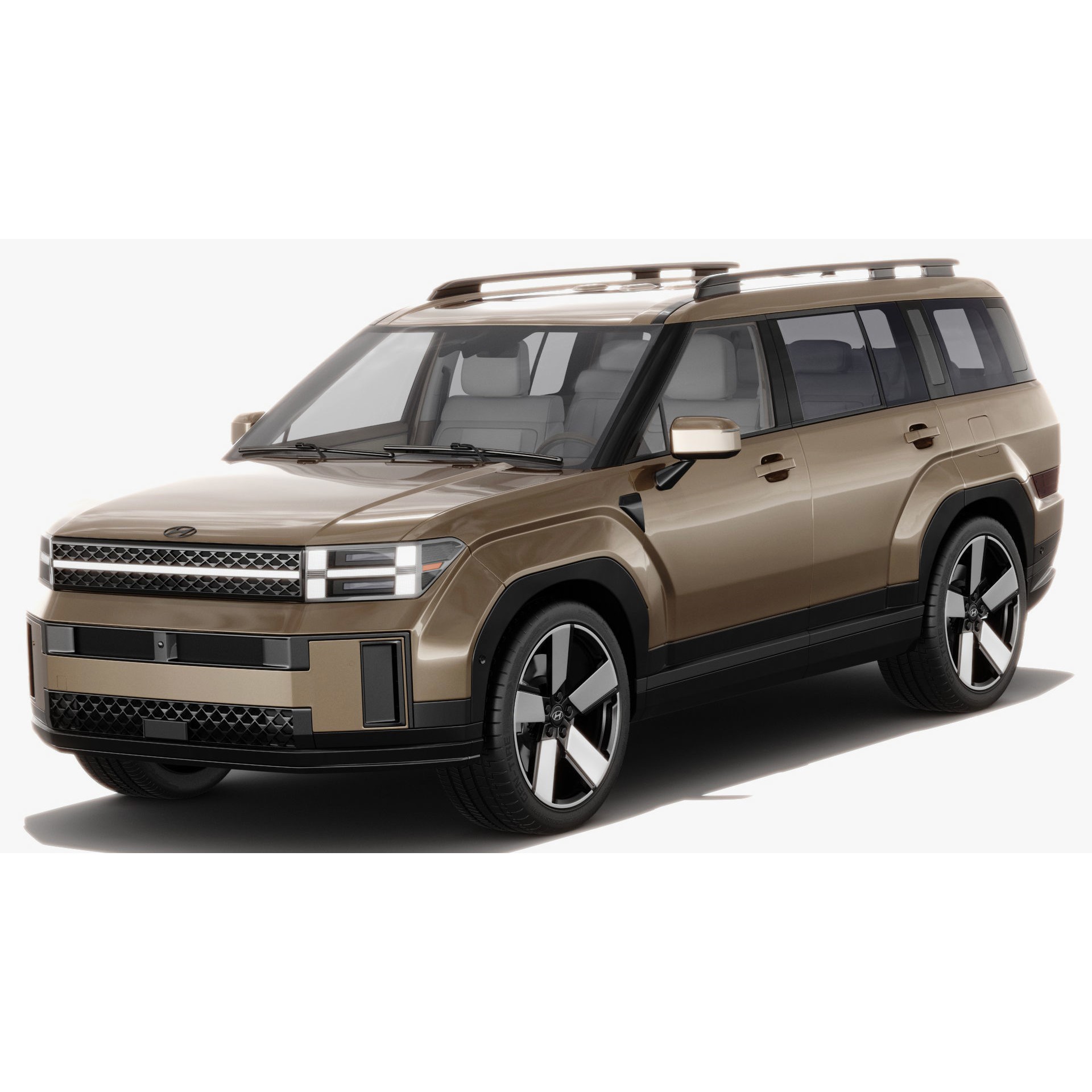 Hyundai Santa Fe 2024 - Detailed 3D Model - View 3