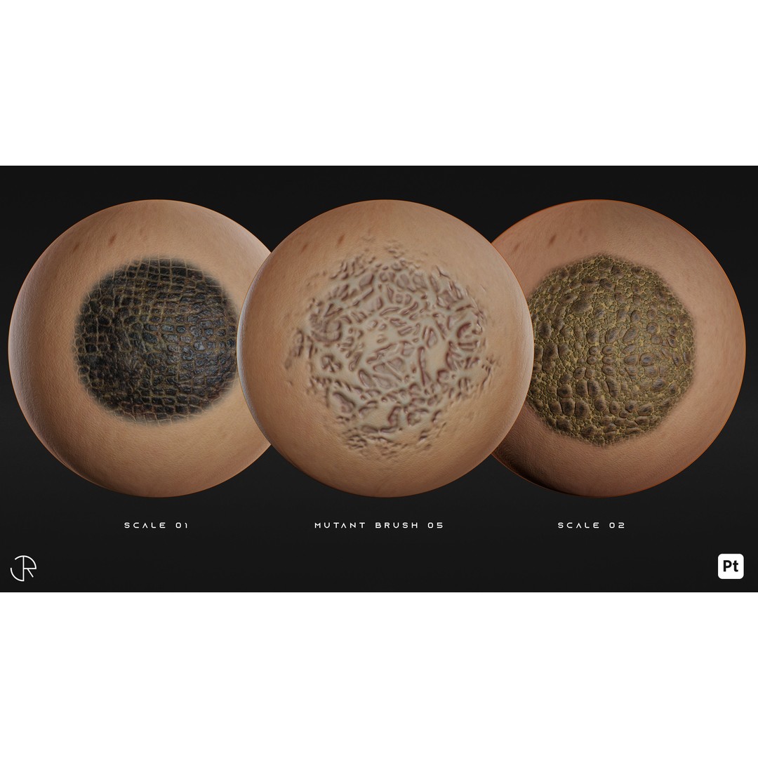 Creature Imperfection Brush Smart Materials 3D Model – PBR Textures for Substance Painter - View 14