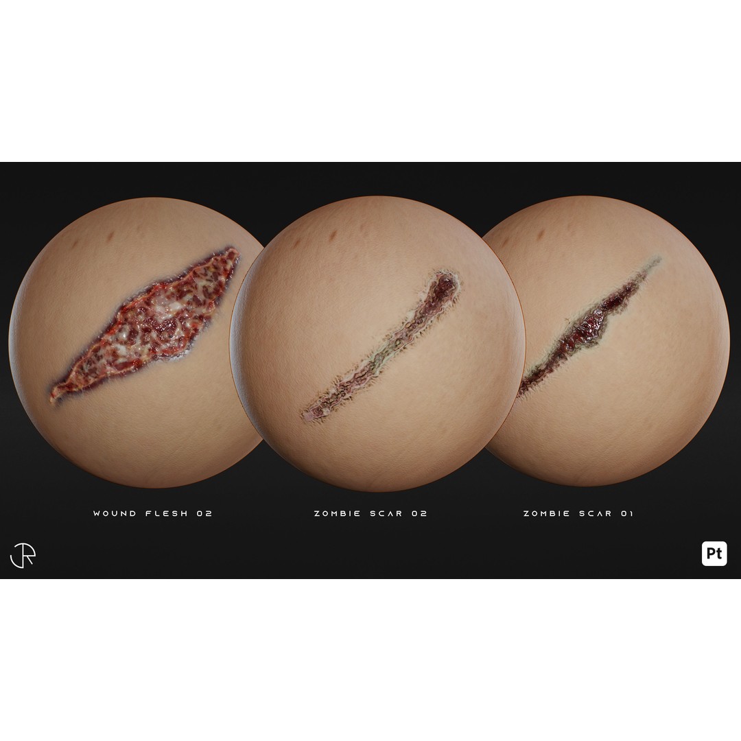 Creature Imperfection Brush Smart Materials 3D Model – PBR Textures for Substance Painter - View 16