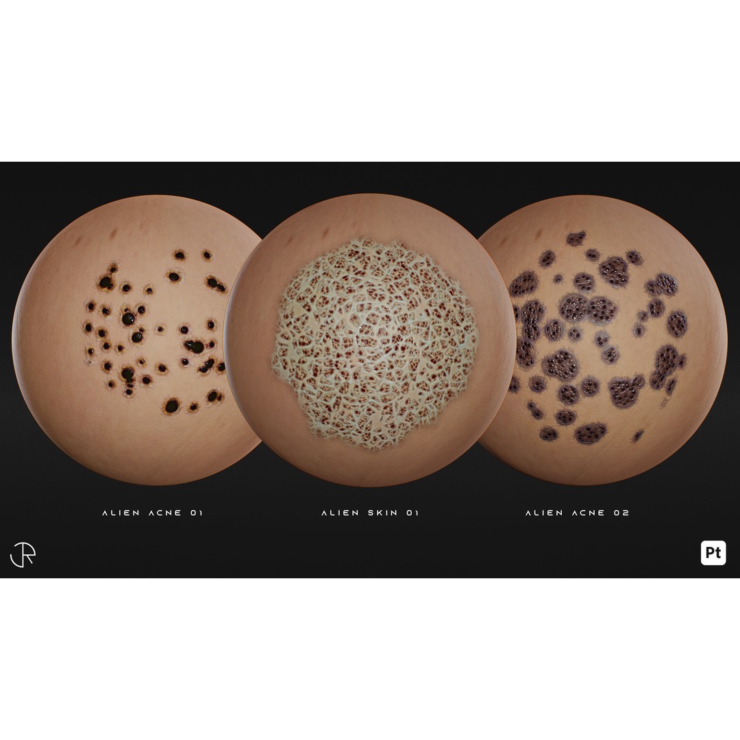 Creature Imperfection Brush Smart Materials 3D Model – PBR Textures for Substance Painter - View 7