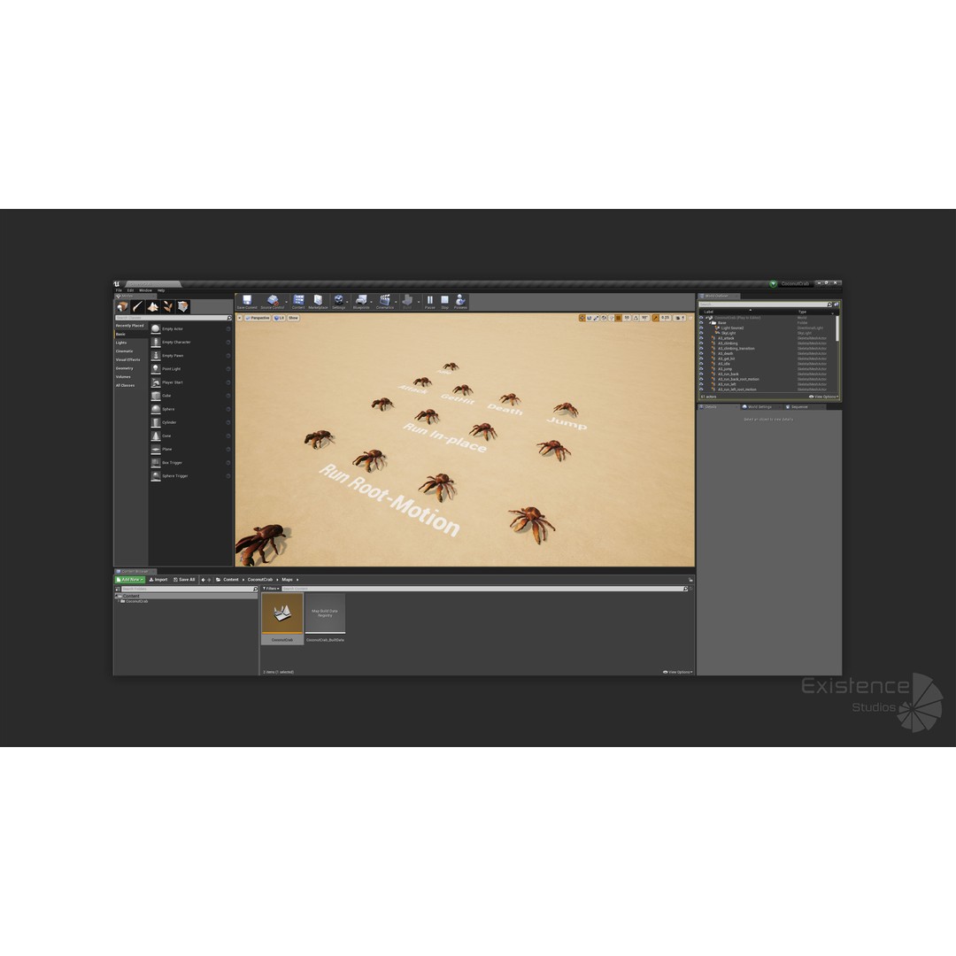 Coconut Crab 3D Model – Low Poly PBR Creature, FBX & Unreal Engine - View 29