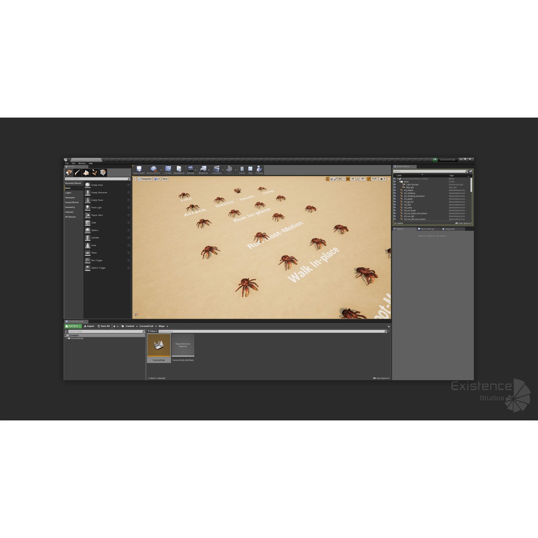 Coconut Crab 3D Model – Low Poly PBR Creature, FBX & Unreal Engine - View 30