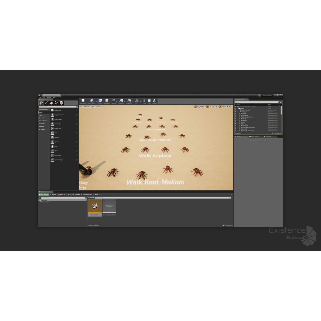 Coconut Crab 3D Model – Low Poly PBR Creature, FBX & Unreal Engine - View 31