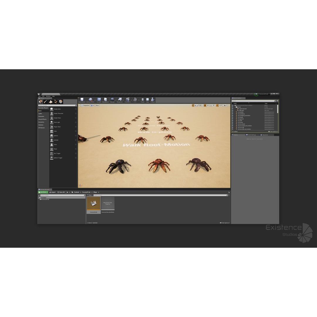 Coconut Crab 3D Model – Low Poly PBR Creature, FBX & Unreal Engine - View 32