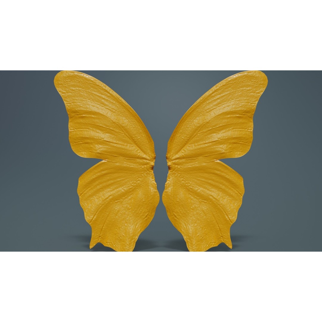 Mexican Fritillary Butterfly 3D Model – Low Poly PBR Asset, FBX, OBJ - View 15