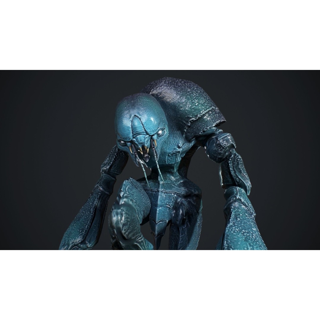 Crab Creature 3D Model – Low Poly Animated Fantasy Character, FBX - View 14