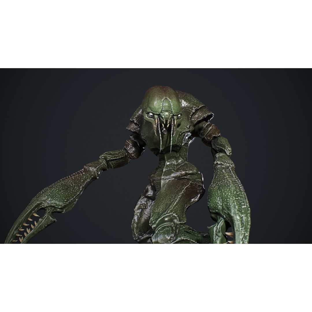 Crab Creature 3D Model – Low Poly Animated Fantasy Character, FBX - View 18