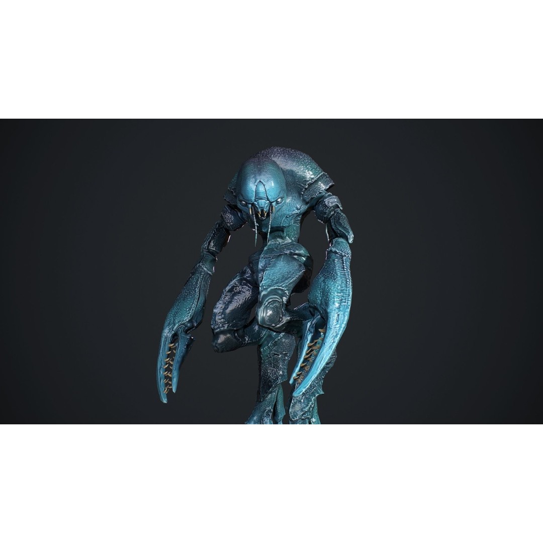 Crab Creature 3D Model – Low Poly Animated Fantasy Character, FBX - View 20