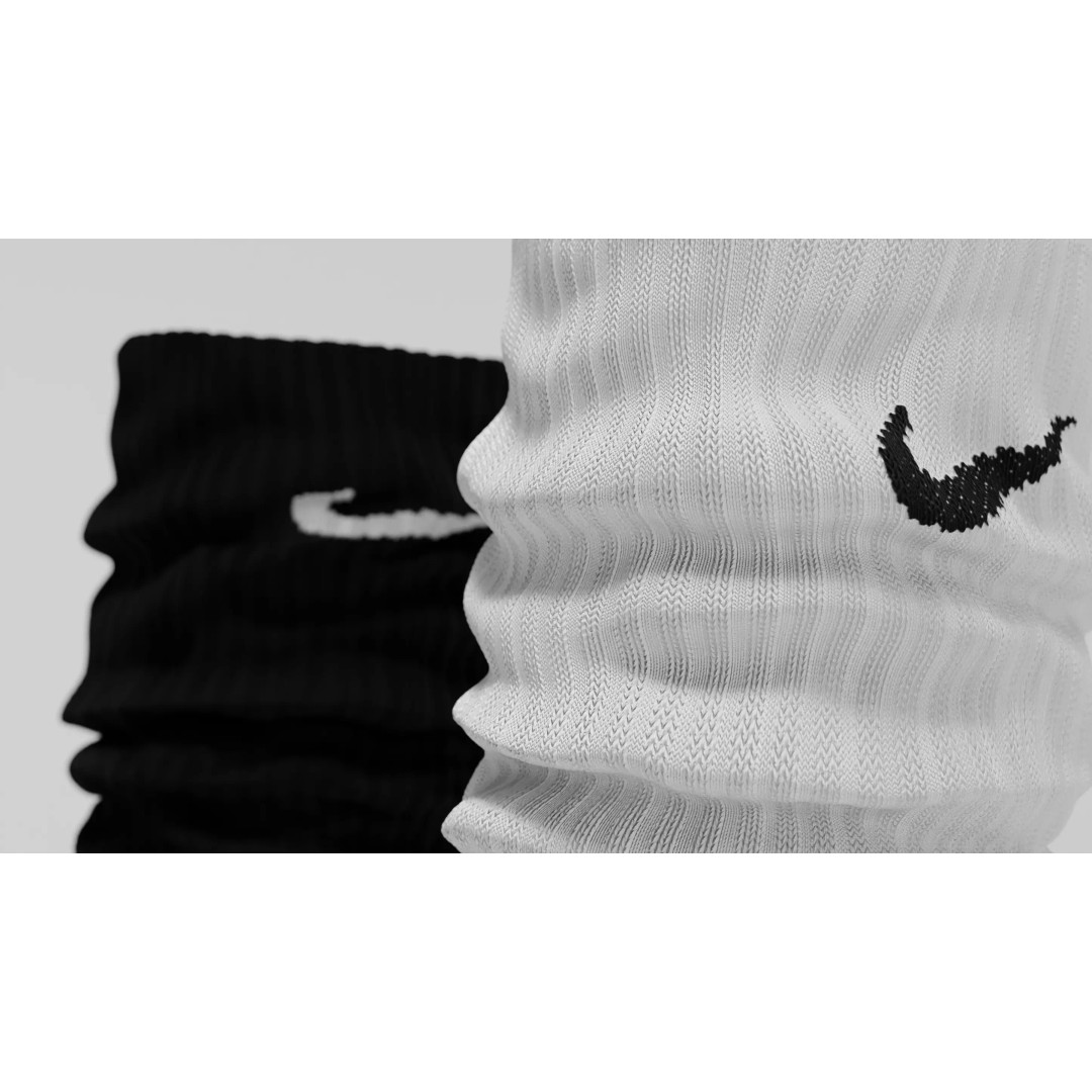 Nike Dri Fit Socks 3D Model – Low Poly Game Asset, FBX, PBR Textures - View 10