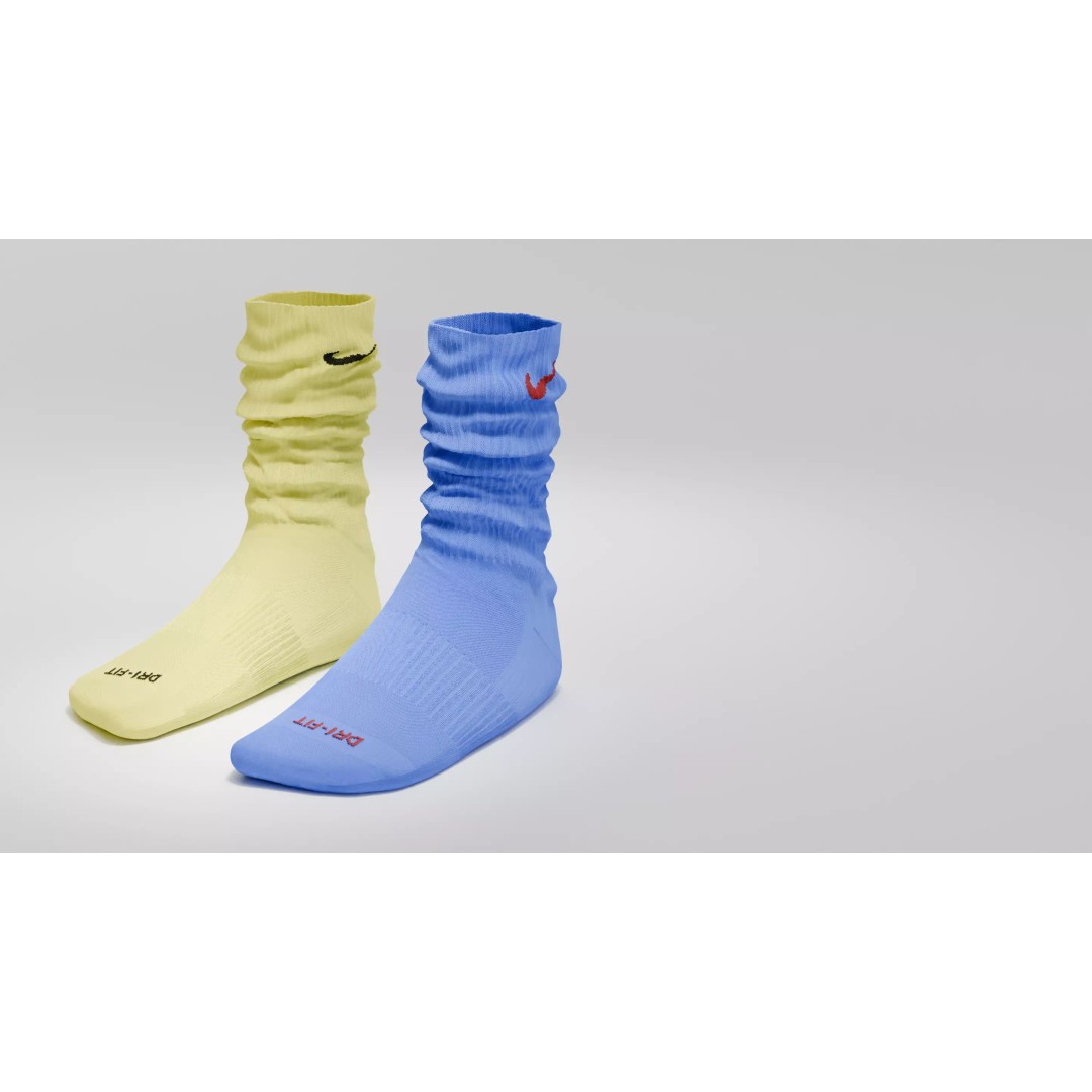 Nike Dri Fit Socks 3D Model – Low Poly Game Asset, FBX, PBR Textures - View 24