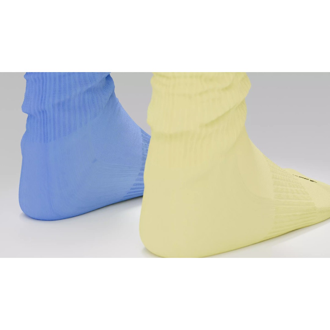 Nike Dri Fit Socks 3D Model – Low Poly Game Asset, FBX, PBR Textures - View 29