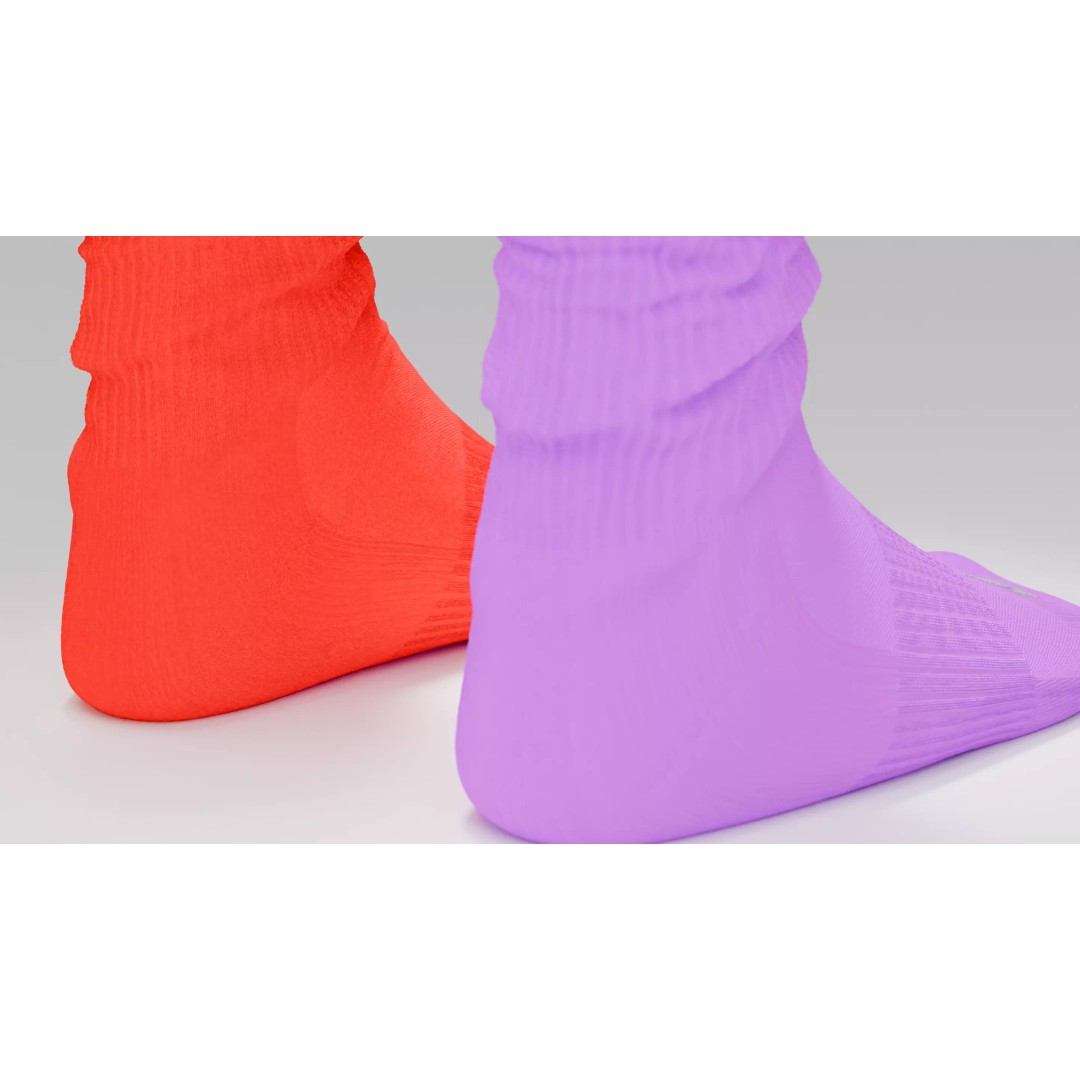 Nike Dri Fit Socks 3D Model – Low Poly Game Asset, FBX, PBR Textures - View 39