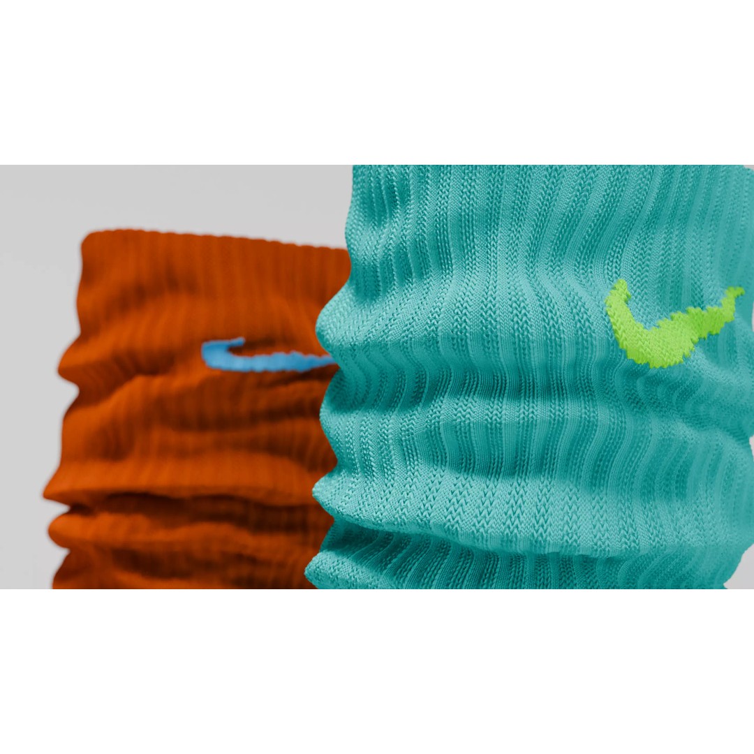 Nike Dri Fit Socks 3D Model – Low Poly Game Asset, FBX, PBR Textures - View 46