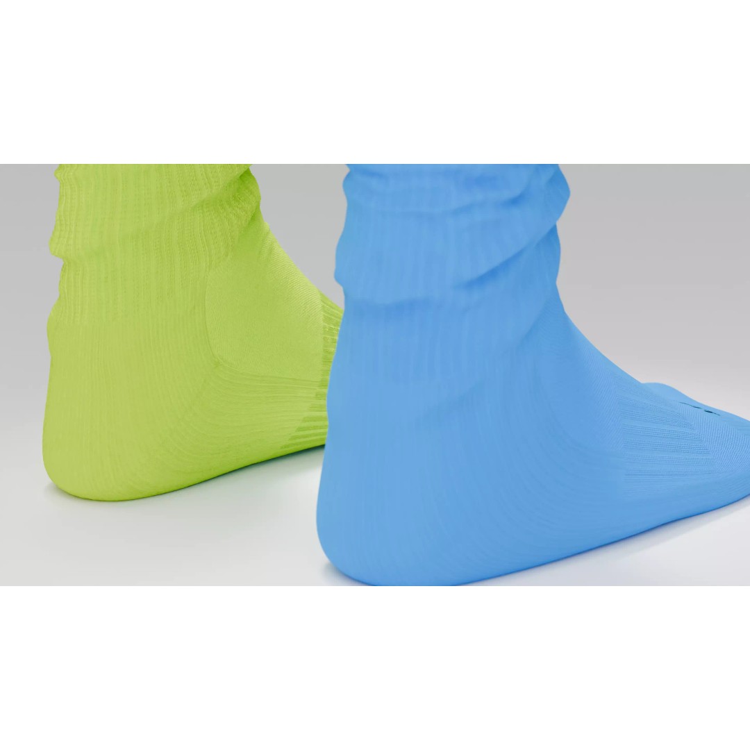 Nike Dri Fit Socks 3D Model – Low Poly Game Asset, FBX, PBR Textures - View 59