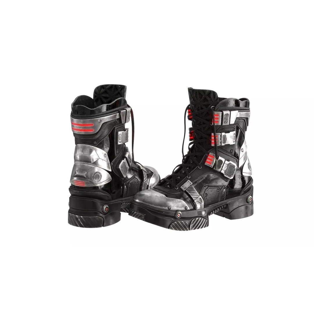 Cyberpunk Boots 3D Model – Low Poly Futuristic Footwear, FBX - View 6