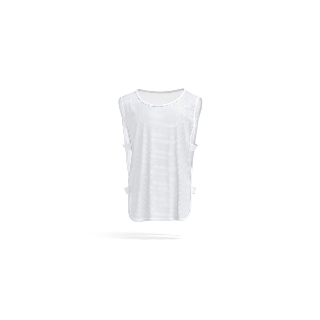 White Football Team Practice Vest 3D Model – PBR Game-Ready Asset, FBX - View 3