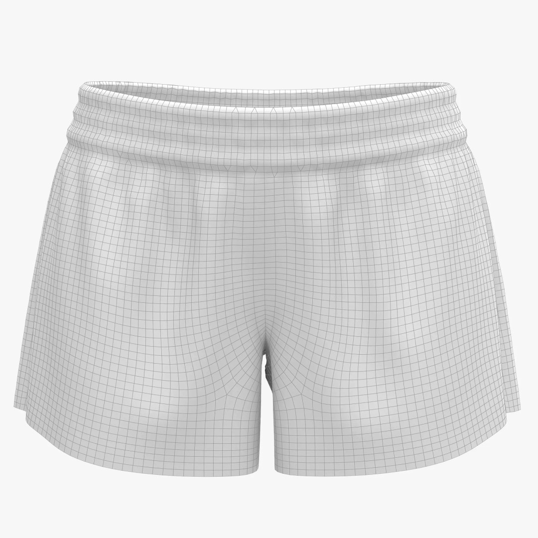 Realistic Shorts 3D Model – High-Quality PBR Textures, FBX, OBJ - View 11