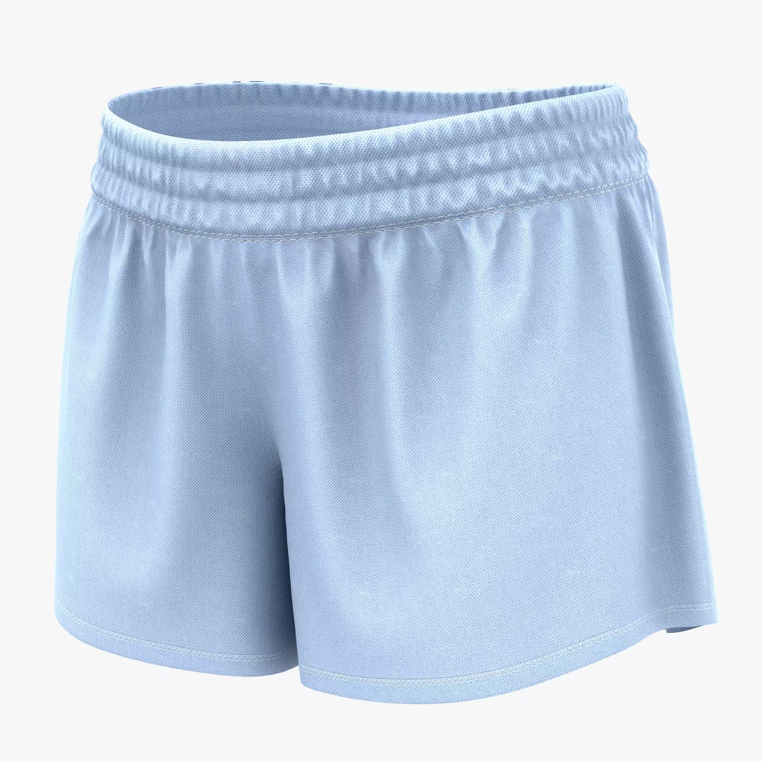 Realistic Shorts 3D Model – High-Quality PBR Textures, FBX, OBJ - View 2