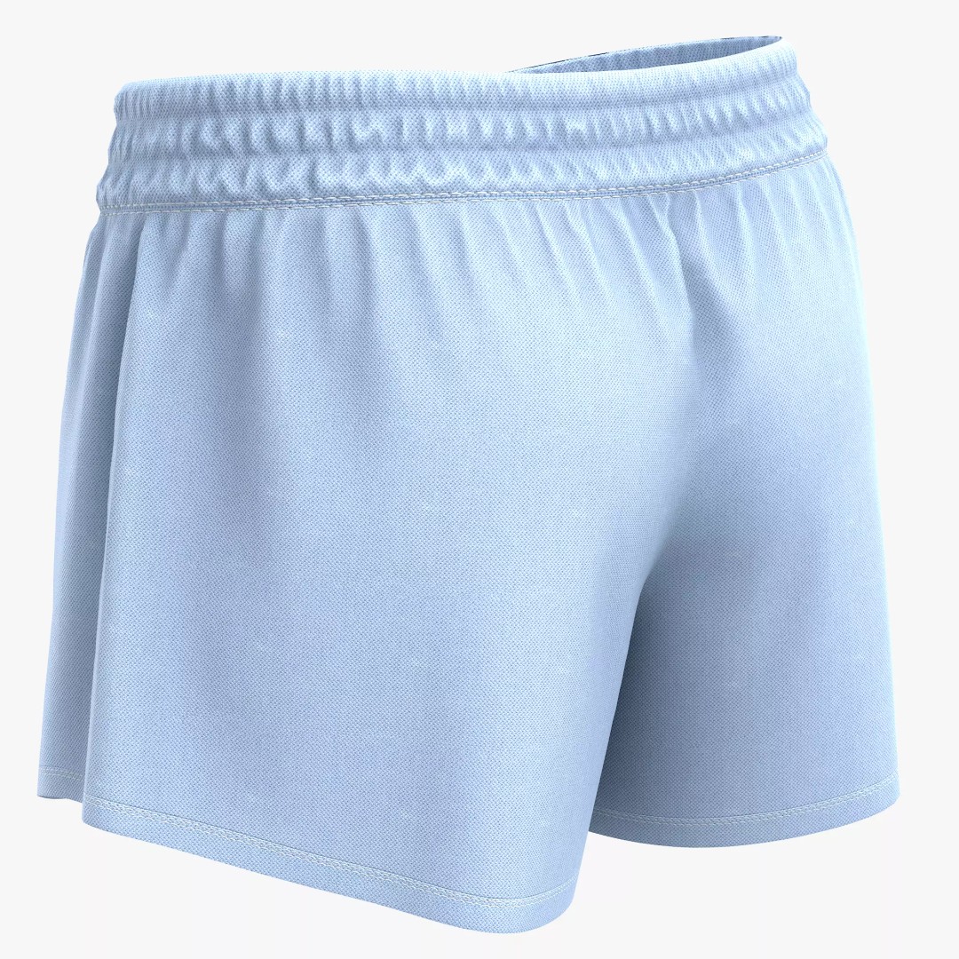 Realistic Shorts 3D Model – High-Quality PBR Textures, FBX, OBJ - View 4
