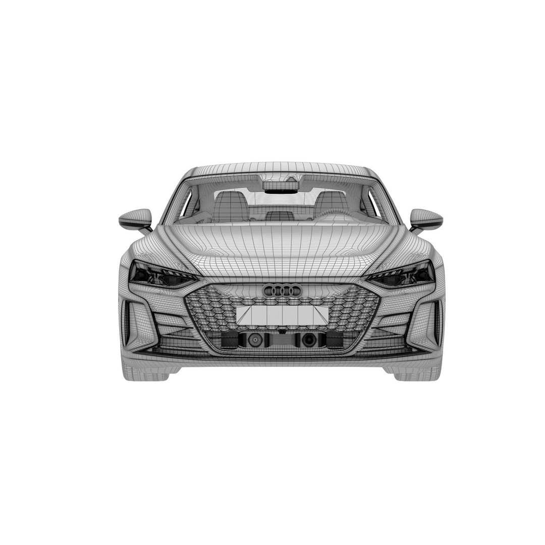 Audi RS e-tron GT 3D Model – High Poly Sport Car, Blender, FBX, OBJ