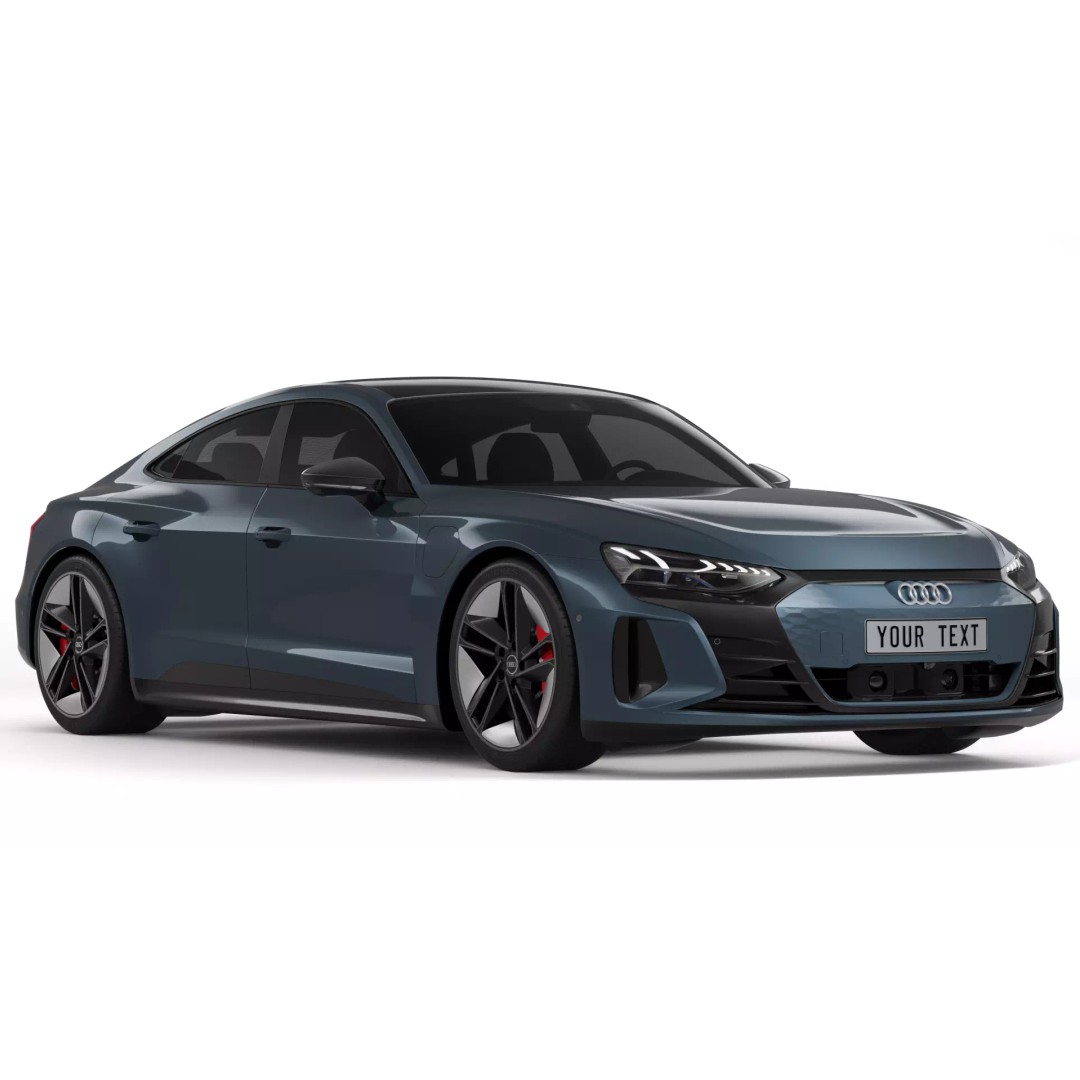 Audi RS e-tron GT 3D Model – High Poly Sport Car, Blender, FBX, OBJ - View 2