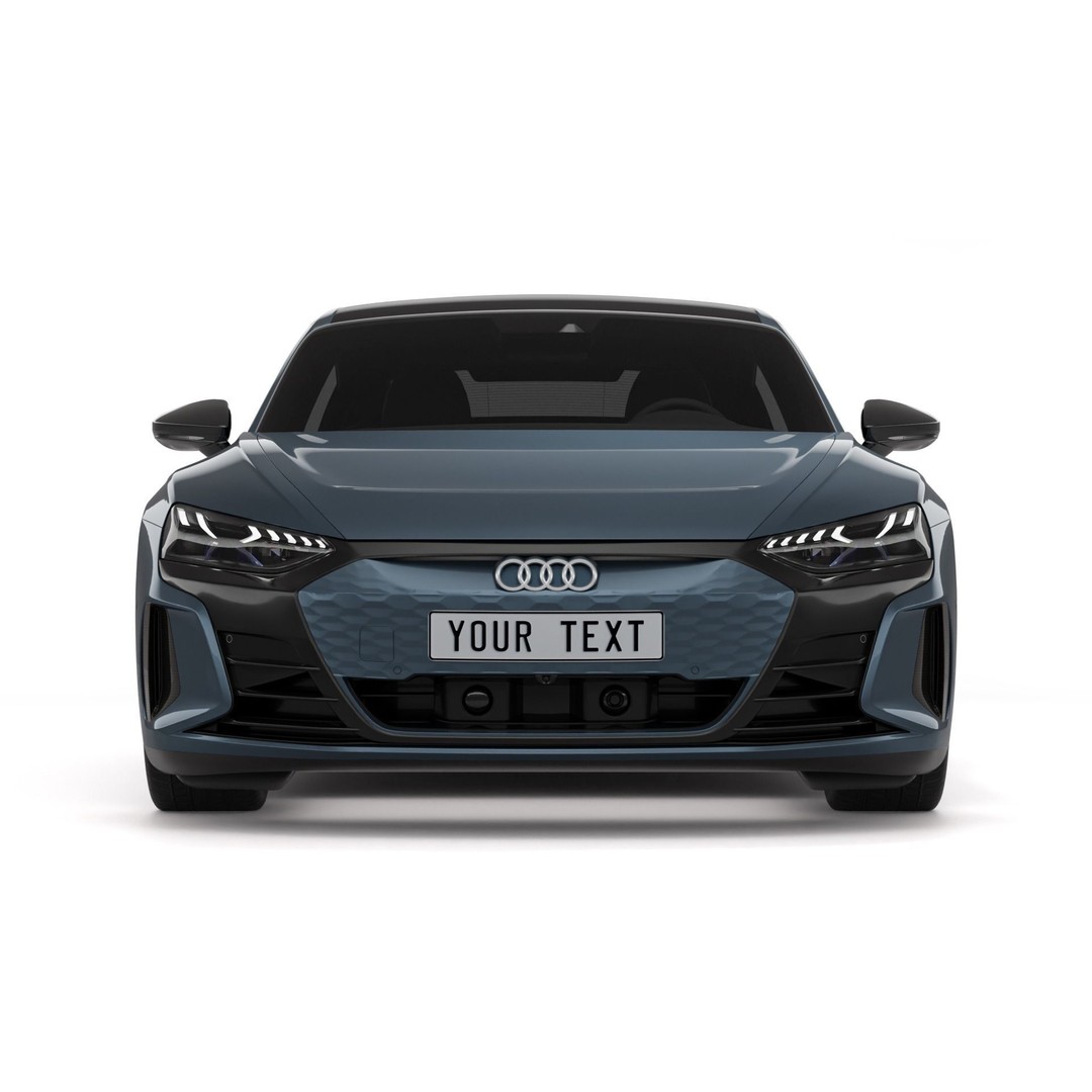 Audi RS e-tron GT 3D Model – High Poly Sport Car, Blender, FBX, OBJ - View 4