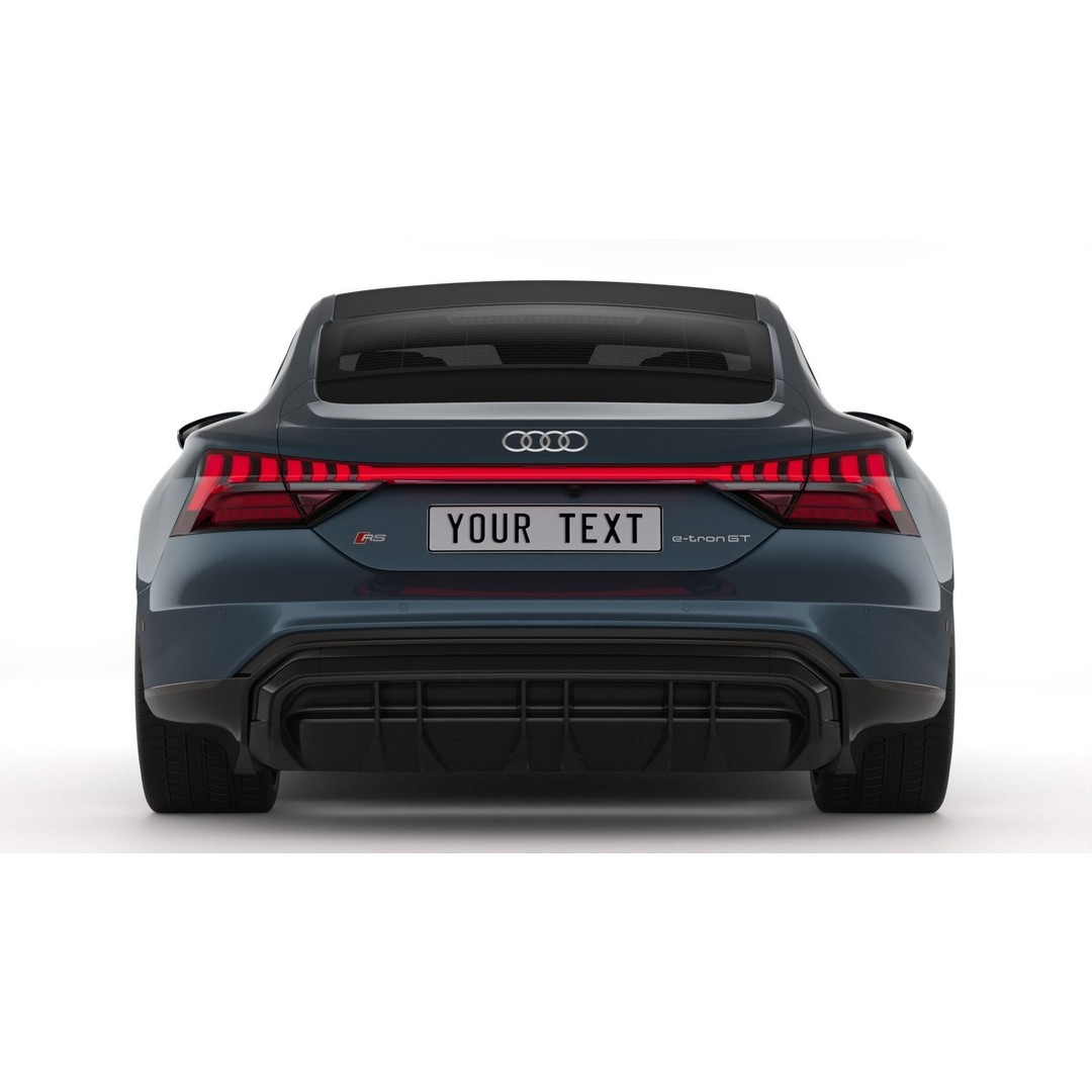 Audi RS e-tron GT 3D Model – High Poly Sport Car, Blender, FBX, OBJ - View 5