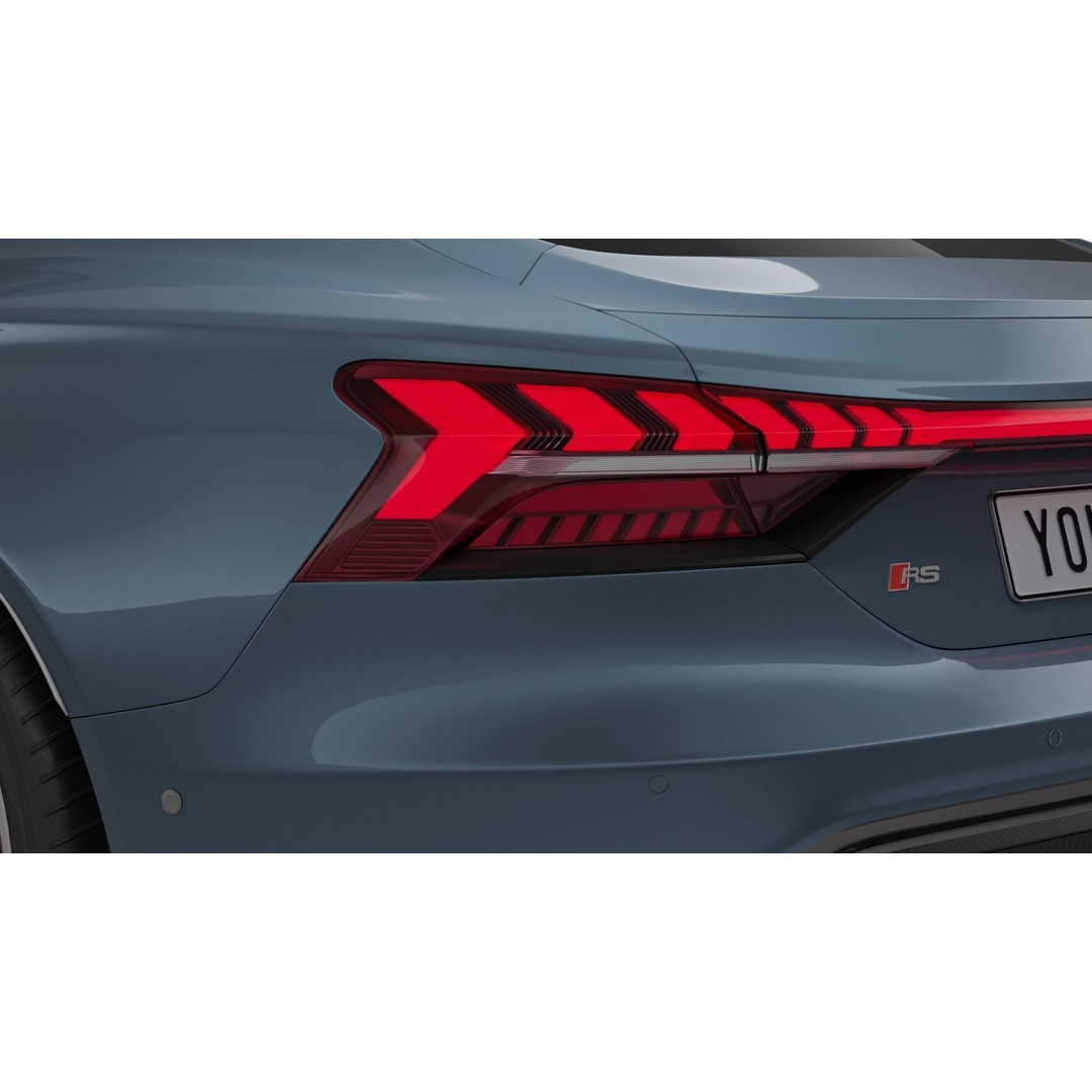 Audi RS e-tron GT 3D Model – High Poly Sport Car, Blender, FBX, OBJ - View 8