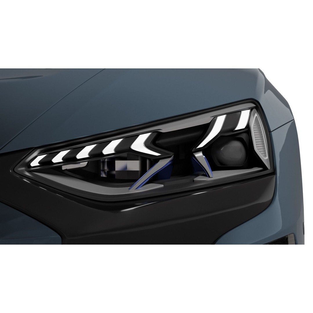 Audi RS e-tron GT 3D Model – High Poly Sport Car, Blender, FBX, OBJ - View 9
