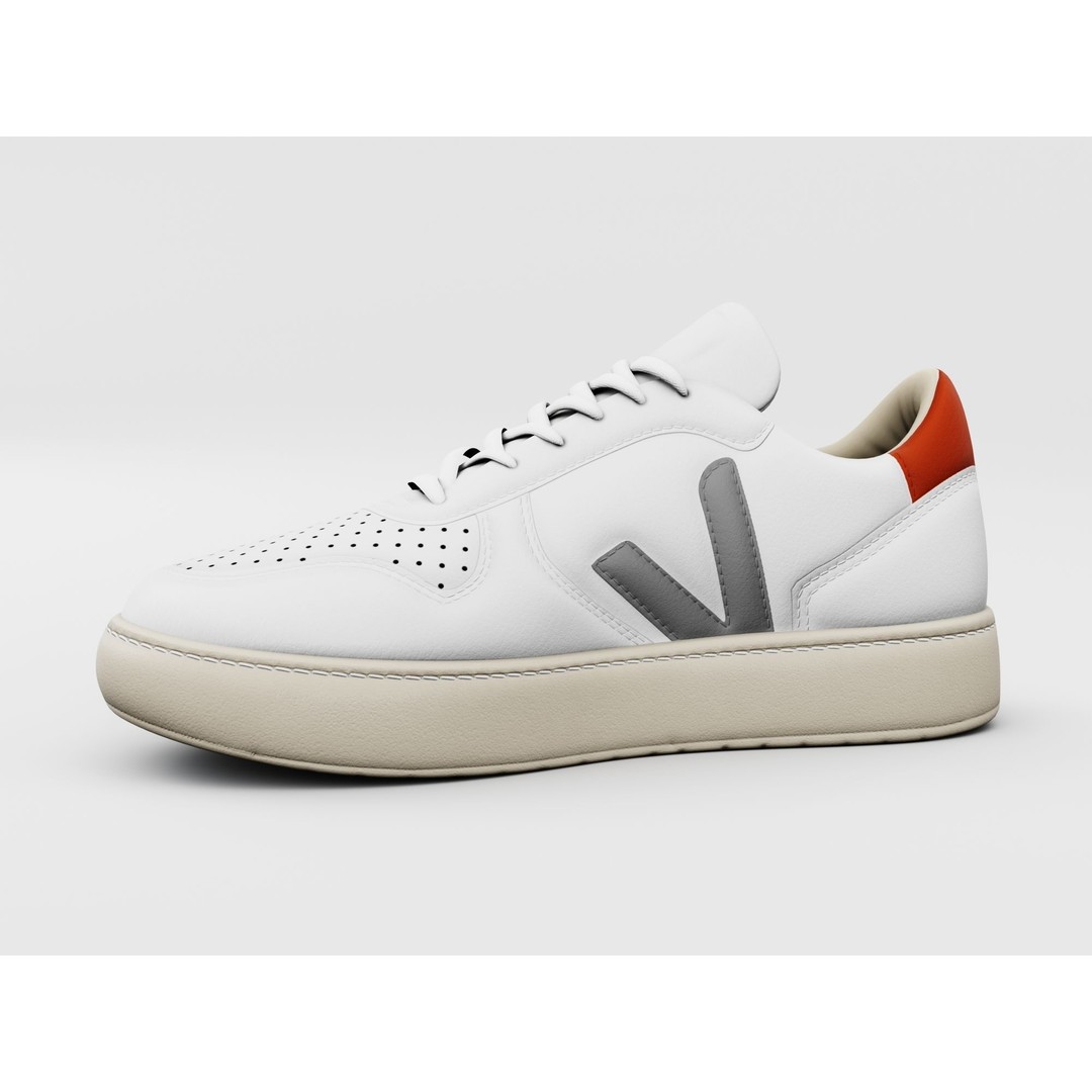 Casual Sneaker 3D Model – Low Poly Veja Style, FBX, PBR Textures - View 4