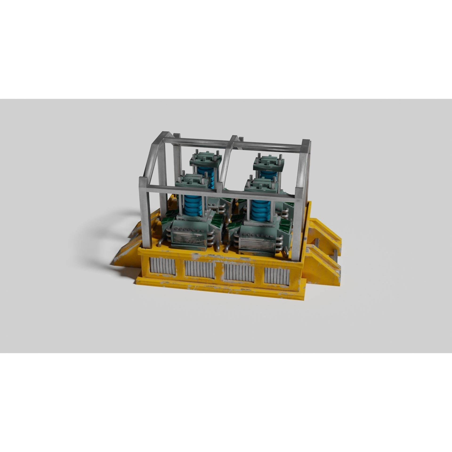 Oxygen Generator - Low-Poly Game-Ready 3D Model - View 10