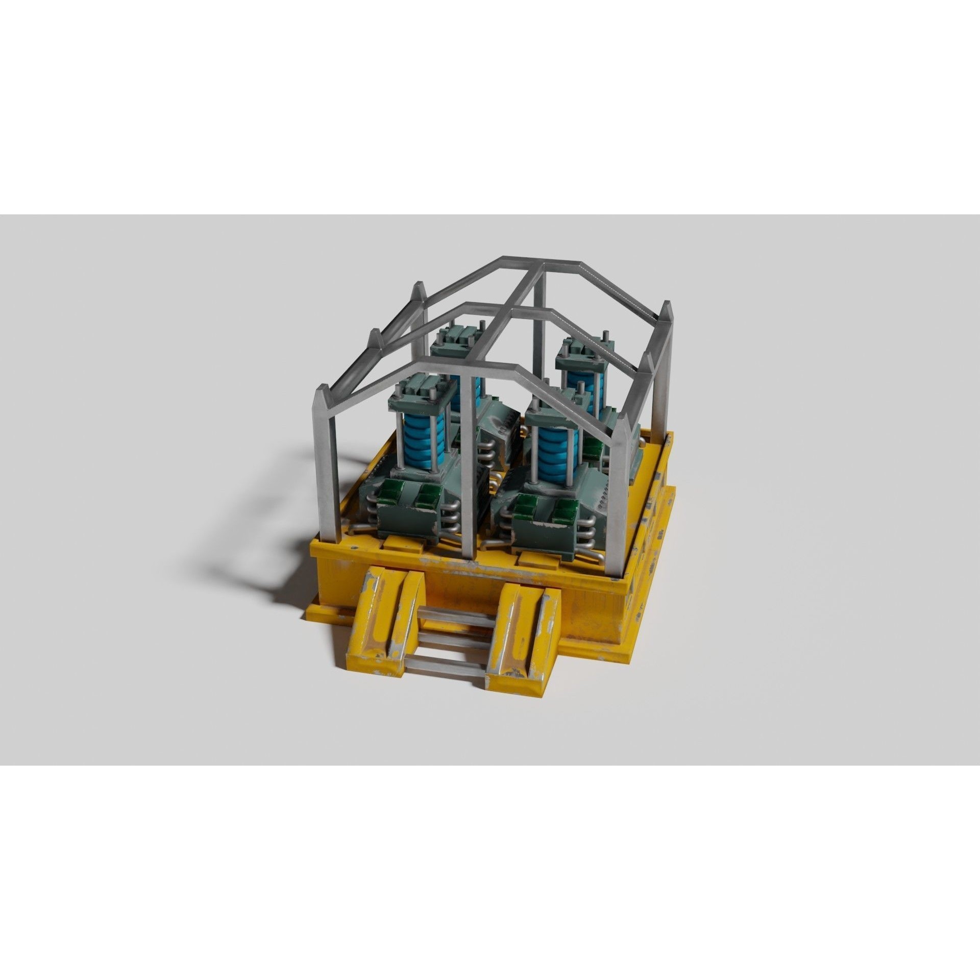 Oxygen Generator - Low-Poly Game-Ready 3D Model - View 12