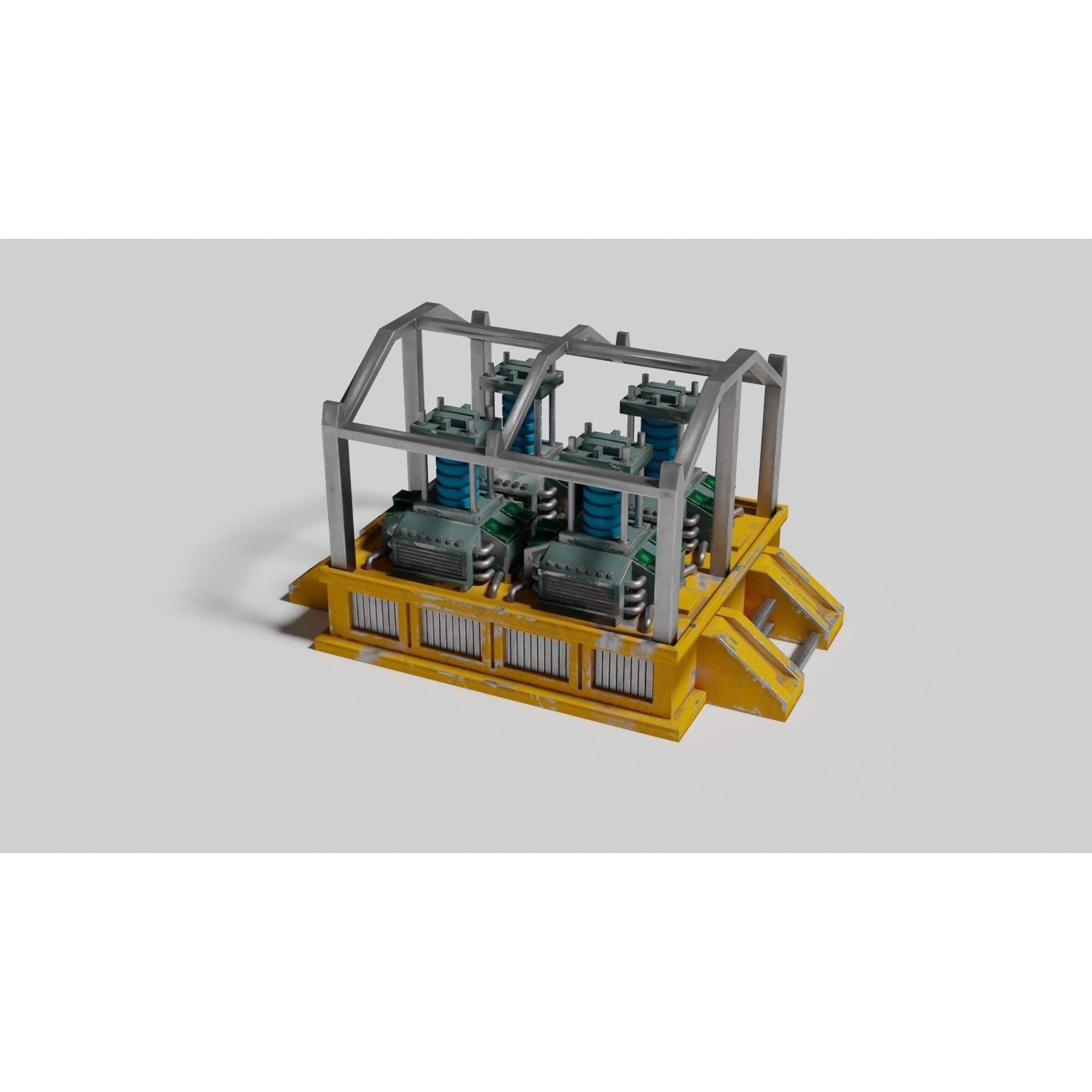 Oxygen Generator - Low-Poly Game-Ready 3D Model - View 14