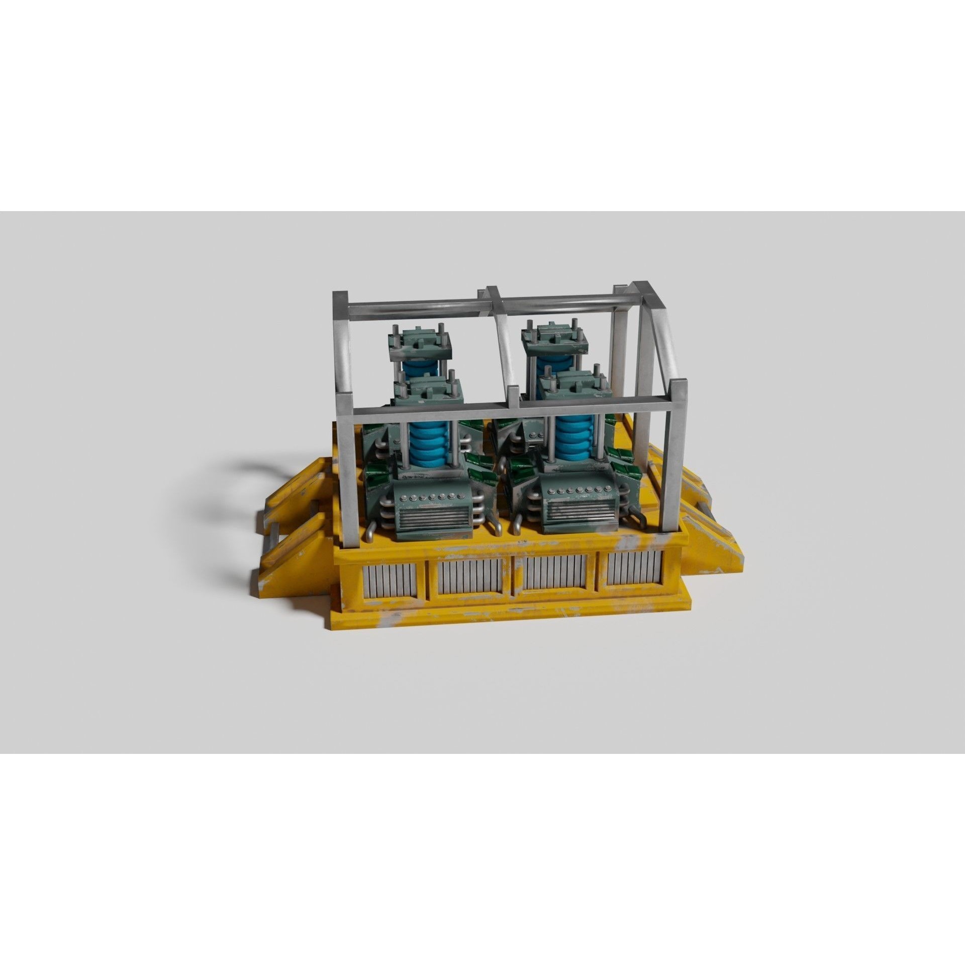 Oxygen Generator - Low-Poly Game-Ready 3D Model - View 15