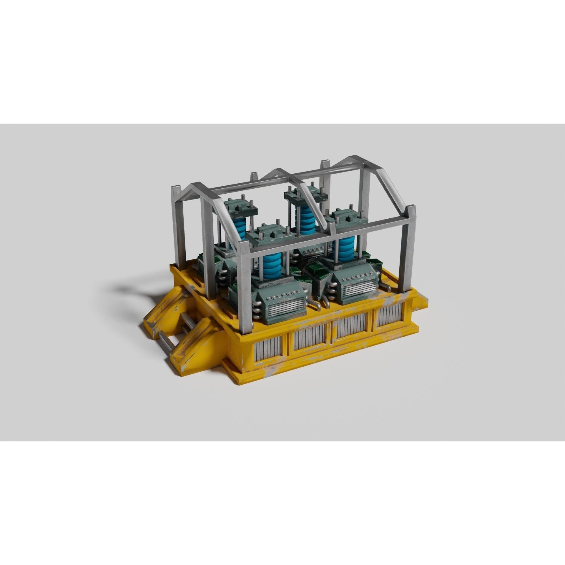 Oxygen Generator - Low-Poly Game-Ready 3D Model - View 16