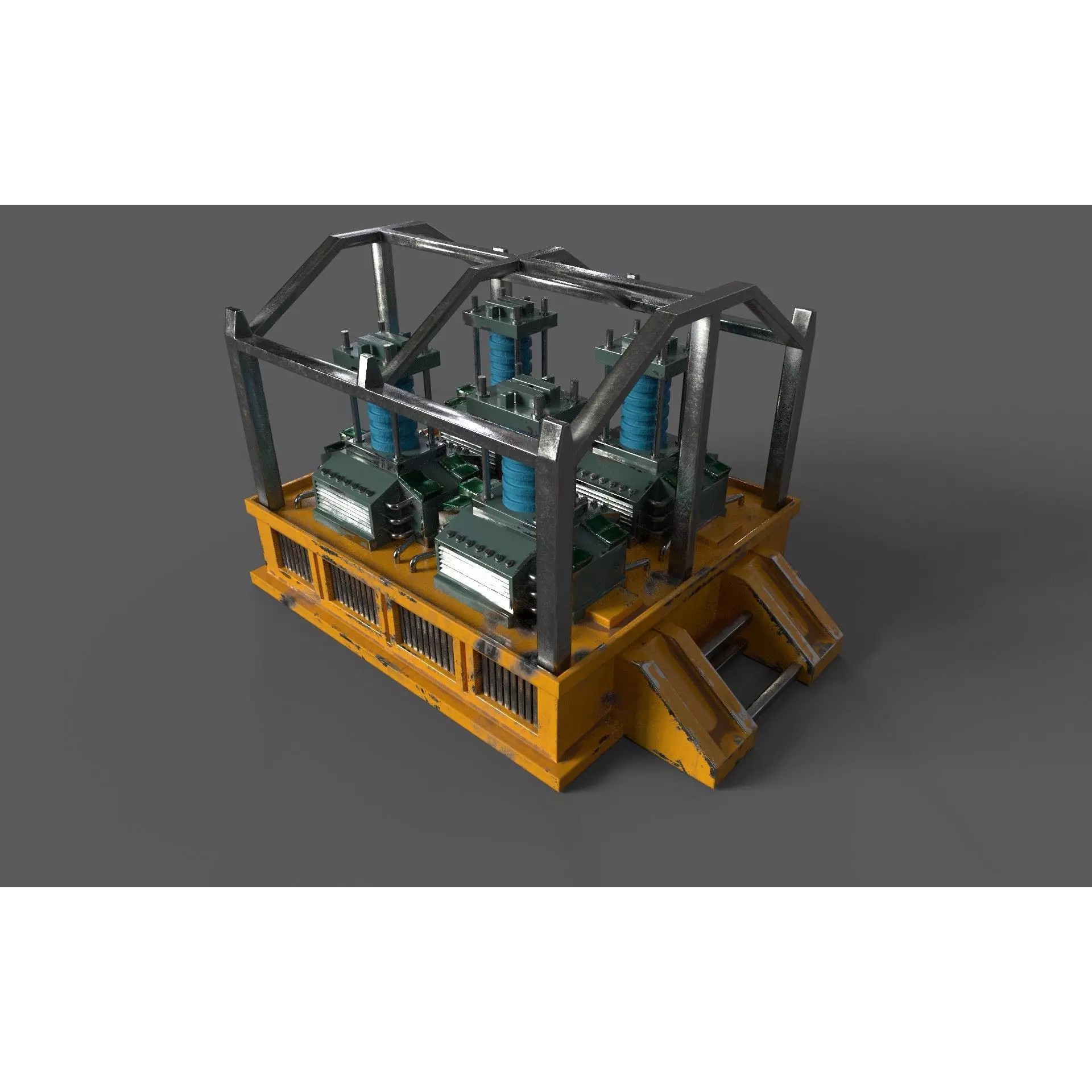 Oxygen Generator - Low-Poly Game-Ready 3D Model - View 2